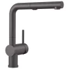 Blanco Linus 1.5 GPM Brass Kitchen Faucet, Pull-Out, Cinder, 526369