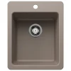 Blanco Liven 17" Rectangle Silgranit Bar/Prep Sink, Truffle, 1 Faucet Hole, 443238