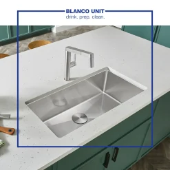 Blanco Panera 1.5 GPM Stainless Steel Kitchen Faucet, Pull-Out, 402043