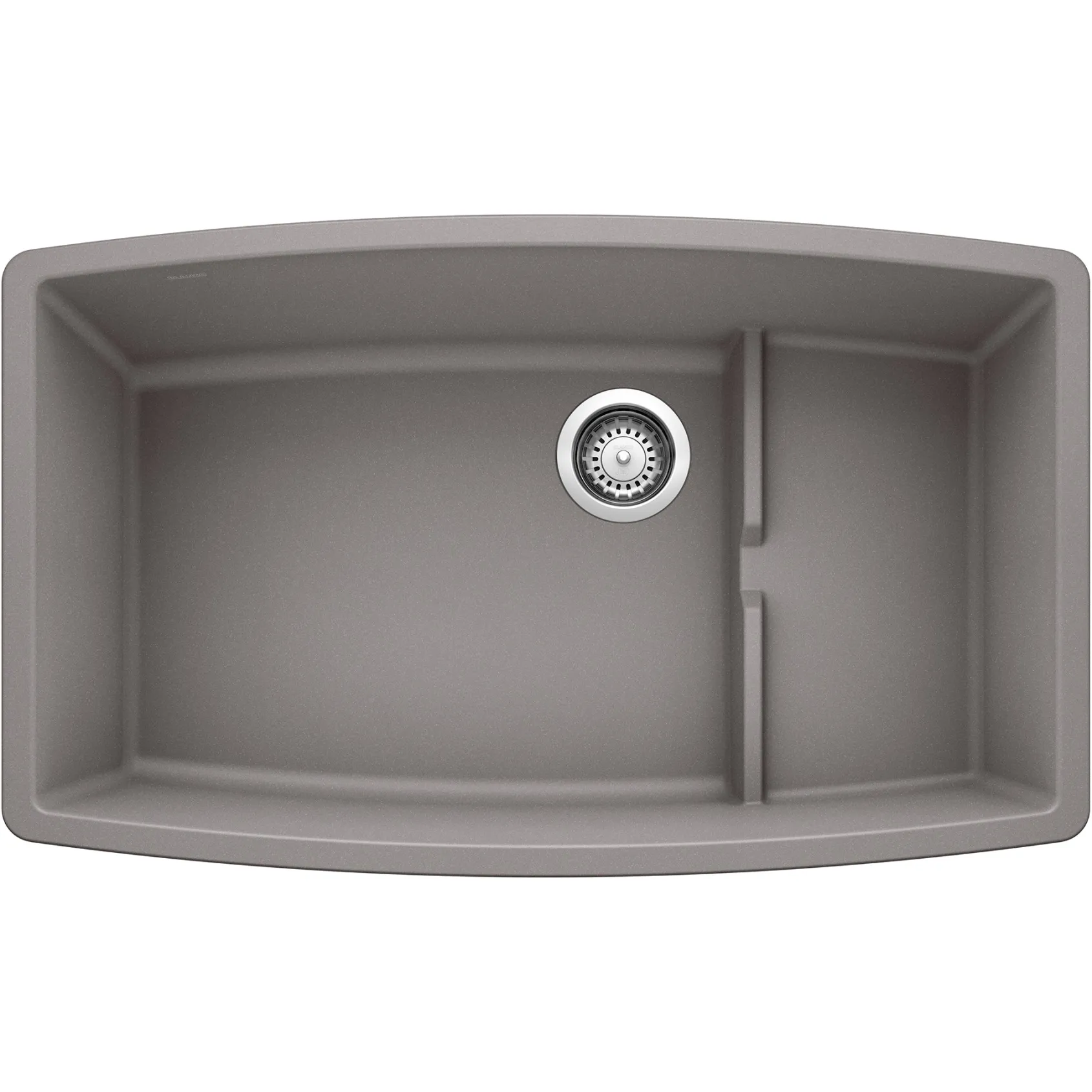 Blanco Performa 32" Undermount Granite Composite Kitchen Sink with Accessories, Silgranit, Metallic Gray, 440067