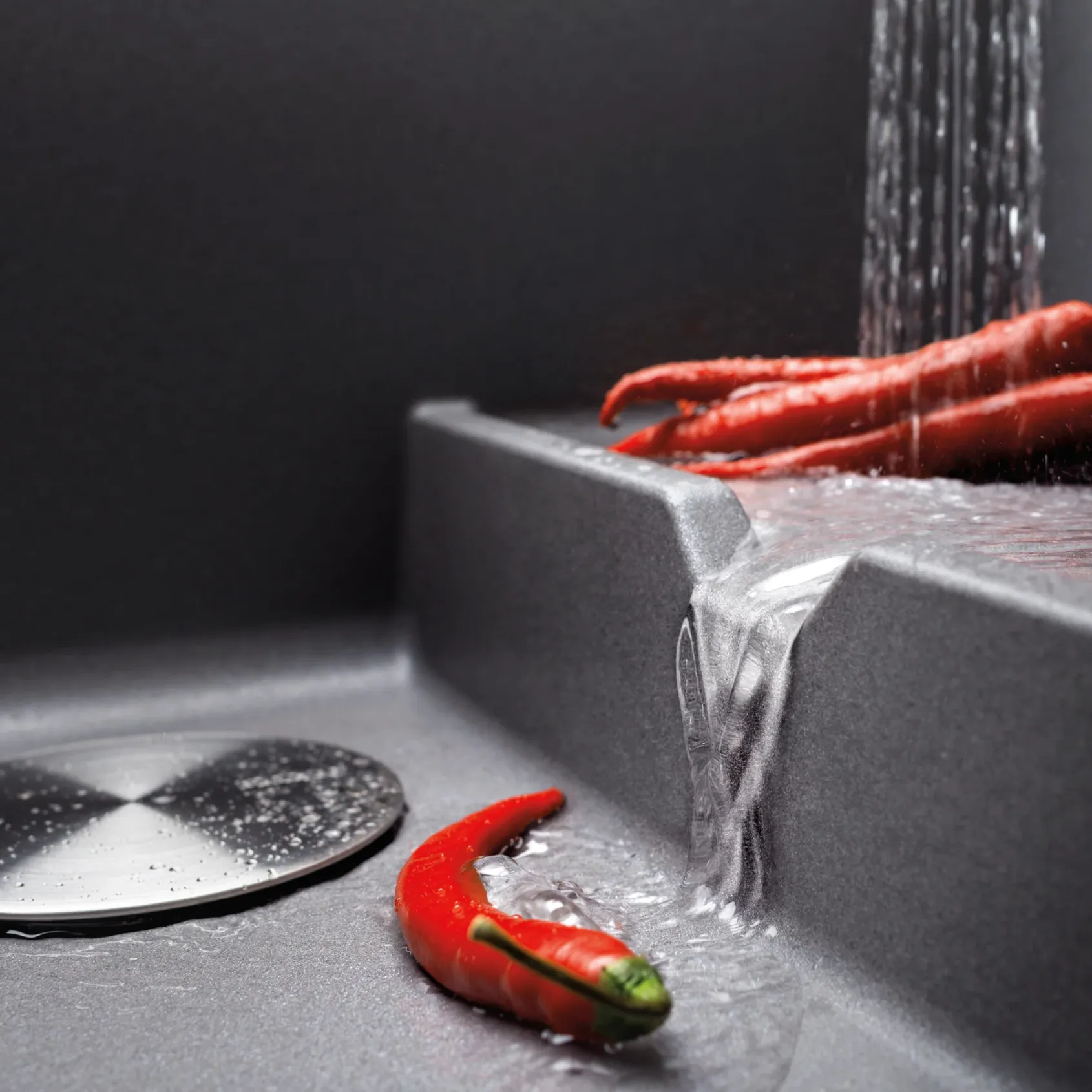 Blanco Performa 32" Undermount Granite Composite Kitchen Sink with Accessories, Silgranit, Metallic Gray, 440067