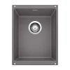 Blanco Precis 14" Rectangle Granite Composite Bar/Prep Sink, Silgranit, Cinder, 519048