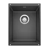 Blanco Precis 14" Rectangle Granite Composite Bar/Prep Sink, Silgranit, Anthracite, 513424