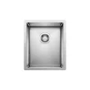 Blanco Precision 15" Rectangle Stainless Steel Bar/Prep Sink, 18 Gauge, Satin Polish, 516225