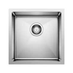 Blanco Quatrus 17" Square Stainless Steel Bar/Prep Sink, 18 Gauge, 519545