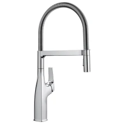 Blanco Rivana 1.5 GPM Brass Kitchen Faucet, Semi-Pro, Polished Chrome, 442675