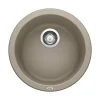 Blanco Rondo 18" Round Granite Composite Bar/Prep Sink, Silgranit, Truffle, 517699