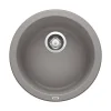 Blanco Rondo 18" Round Granite Composite Bar/Prep Sink, Silgranit, Metallic Gray, 513382