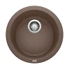 Blanco Rondo 18" Round Granite Composite Bar/Prep Sink, Silgranit, Cafe, 515803