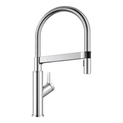 Blanco Solenta 1.5 GPM Brass Kitchen Faucet, Semi-Pro, Polished Chrome, 401992