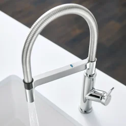 Blanco Solenta 1.5 GPM Brass Kitchen Faucet, Semi-Pro, Polished Chrome, 401992