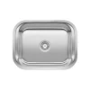 Blanco Stellar 23" Undermount Stainless Steel Laundry Sink, 18 Gauge, Brushed Finish, 441398