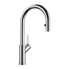 Blanco Urbena 1.5 GPM Brass Kitchen Faucet, Pull-Down, Polished Chrome, 526390