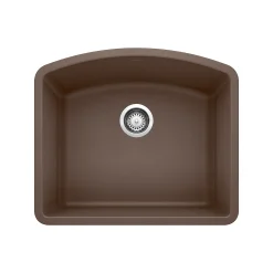 Blanco Diamond 24" Undermount Granite Composite Kitchen Sink, Silgranit, Cafe, 440172