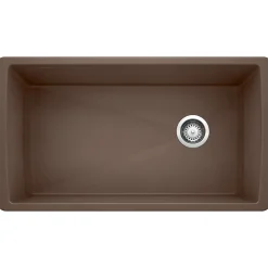 Blanco Diamond 34" Undermount Granite Composite Kitchen Sink, Silgranit, Cafe, 441771