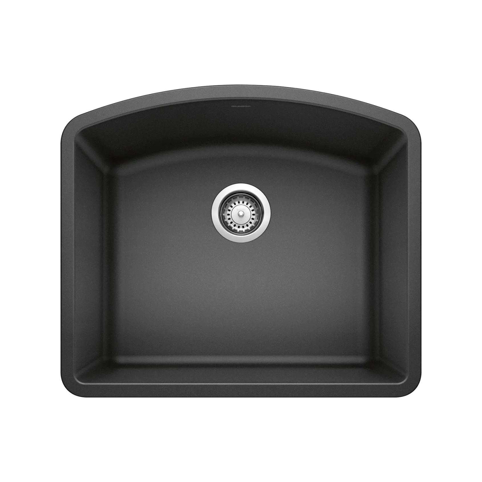 Blanco Diamond 24" Undermount Granite Composite Kitchen Sink, Silgranit, Anthracite, 440174
