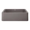 Blanco Ikon 33" Granite Composite Farmhouse Sink, Silgranit, Metallic Gray, 401900