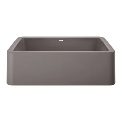 Blanco Ikon 33" Granite Composite Farmhouse Sink, Silgranit, Metallic Gray, 401900