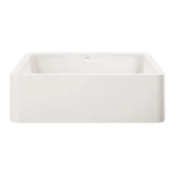 Blanco Ikon 33" Granite Composite Farmhouse Sink, Silgranit, White, 401899