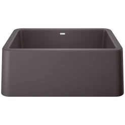 Blanco Ikon 27" Granite Composite Farmhouse Sink, Silgranit, Cinder, 402315