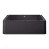 Blanco Ikon 33" Granite Composite Farmhouse Sink, Silgranit, Anthracite, 401895