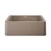 Blanco Ikon 30" Granite Composite Farmhouse Sink, Silgranit, Truffle, 401777