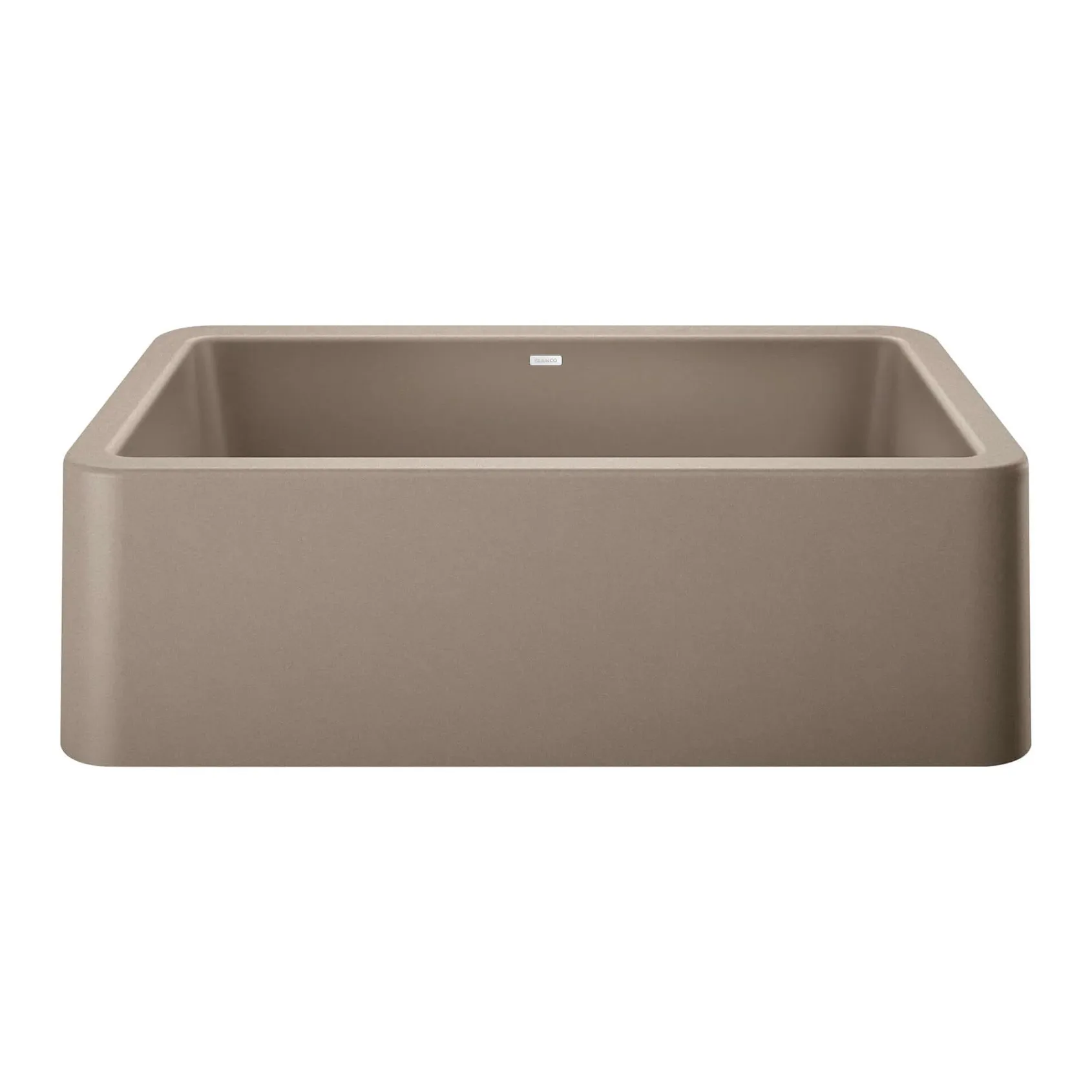 Blanco Ikon 33" Granite Composite Farmhouse Sink, Silgranit, Truffle, 401988