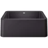 Blanco Ikon 27" Granite Composite Farmhouse Sink, Silgranit, Anthracite, 402311