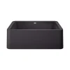 Blanco Ikon 30" Granite Composite Farmhouse Sink, Silgranit, Anthracite, 401732