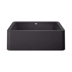 Blanco Ikon 30" Granite Composite Farmhouse Sink, Silgranit, Anthracite, 401732