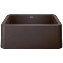 Blanco Ikon 27" Granite Composite Farmhouse Sink, Silgranit, Cafe, 402312