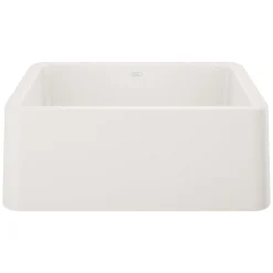Blanco Ikon 27" Granite Composite Farmhouse Sink, Silgranit, White, 402313