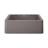 Blanco Ikon 30" Granite Composite Farmhouse Sink, Silgranit, Metallic Gray, 401778