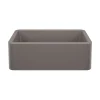 Blanco Ikon 30" Silgranit Farmhouse Sink, Volcano Gray, No Faucet Hole, 443113