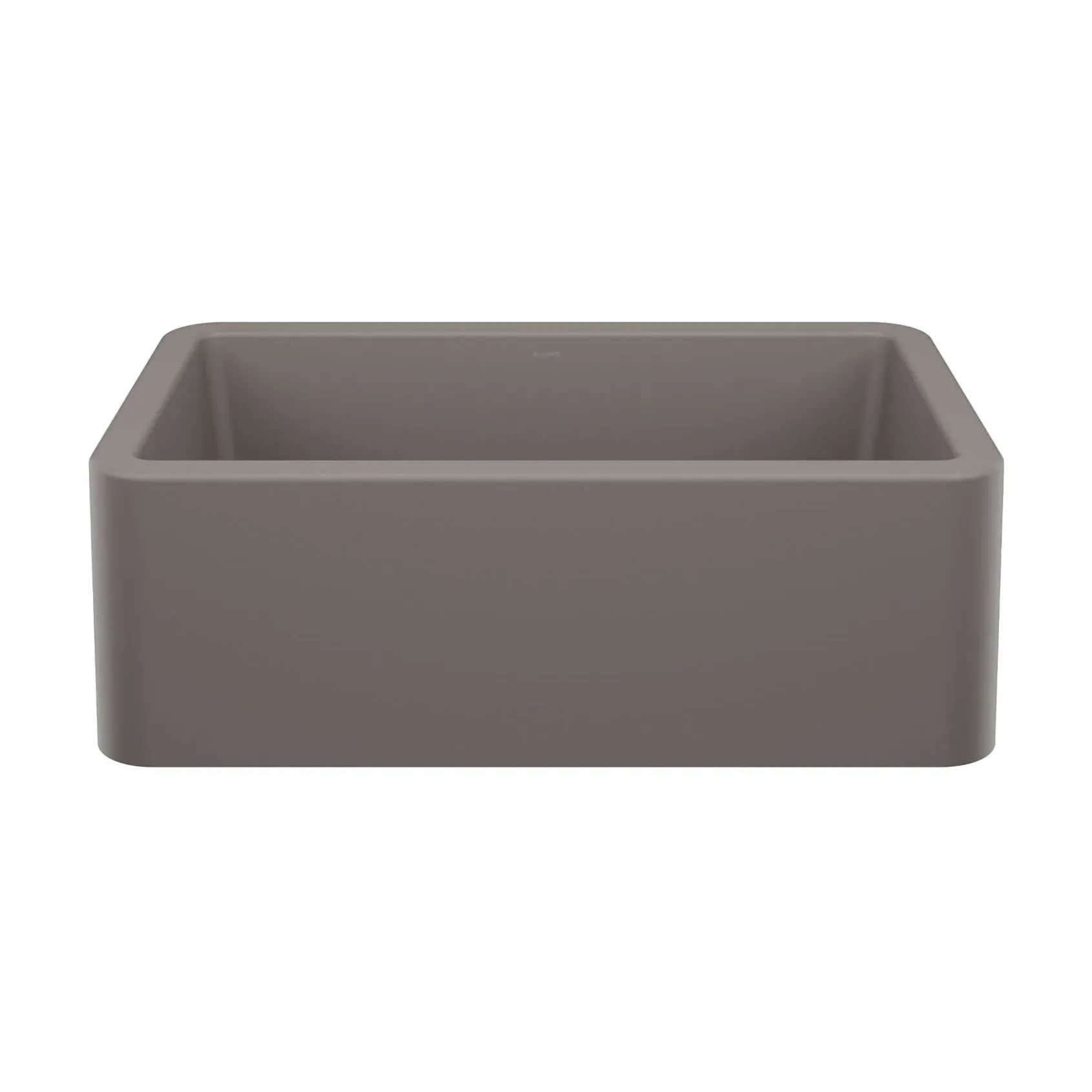 Blanco Ikon 30" Silgranit Farmhouse Sink, Volcano Gray, No Faucet Hole, 443113