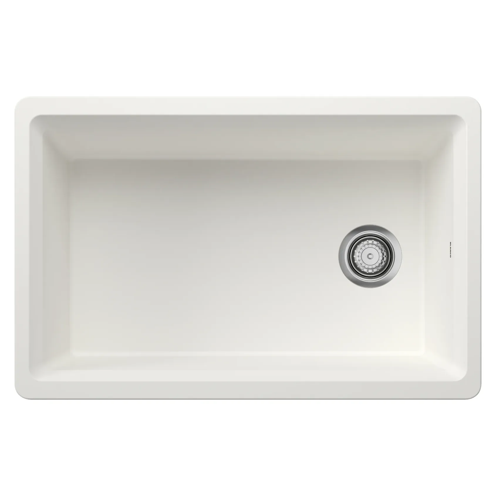 Blanco Inteos 30" Undermount Silgranit Workstation Kitchen Sink, White, No Faucet Hole, 443306
