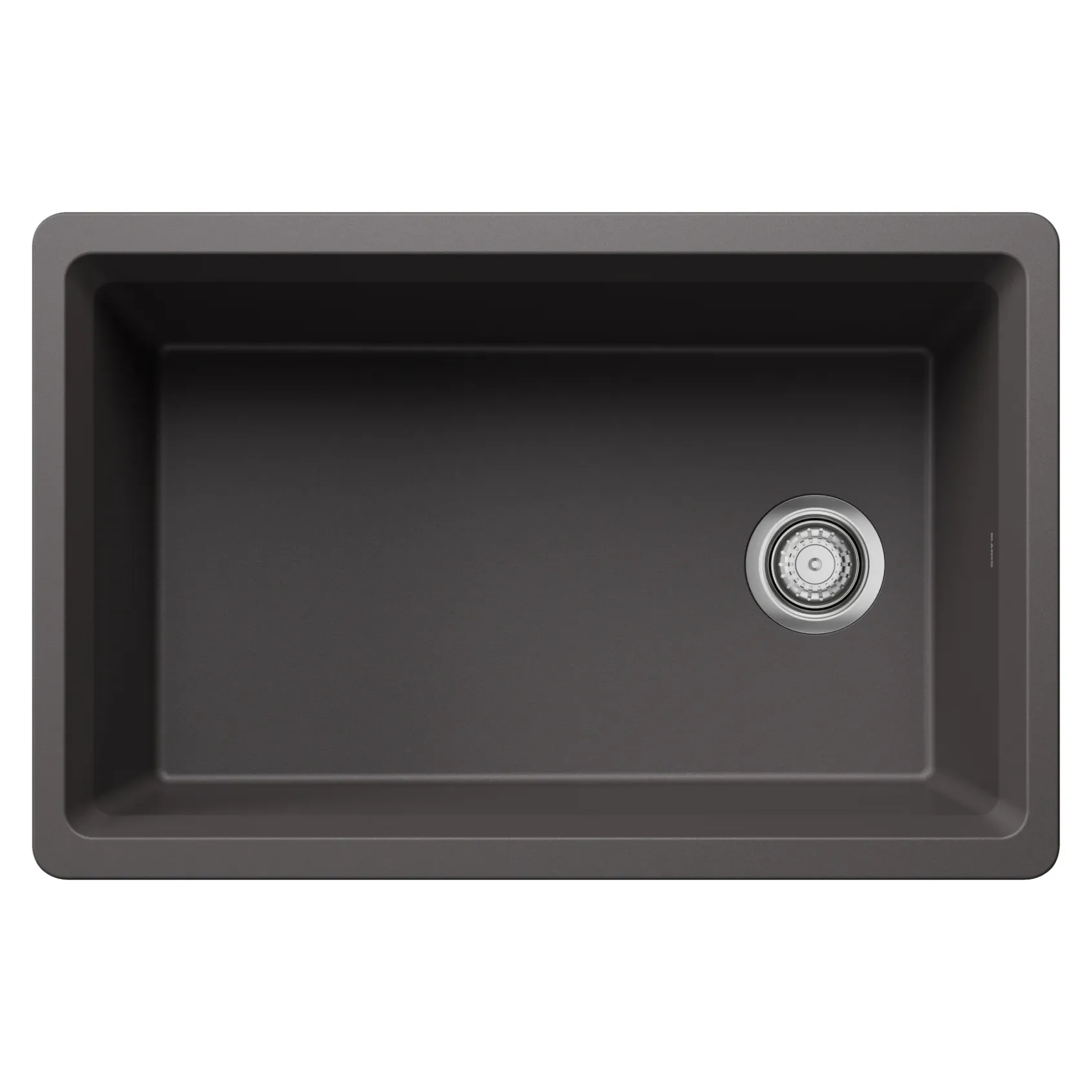 Blanco Inteos 30" Undermount Silgranit Workstation Kitchen Sink, Cinder, No Faucet Hole, 443305