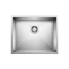 Blanco Precision 22" Undermount Stainless Steel Kitchen Sink, 18 Gauge, Satin Polish, 516210