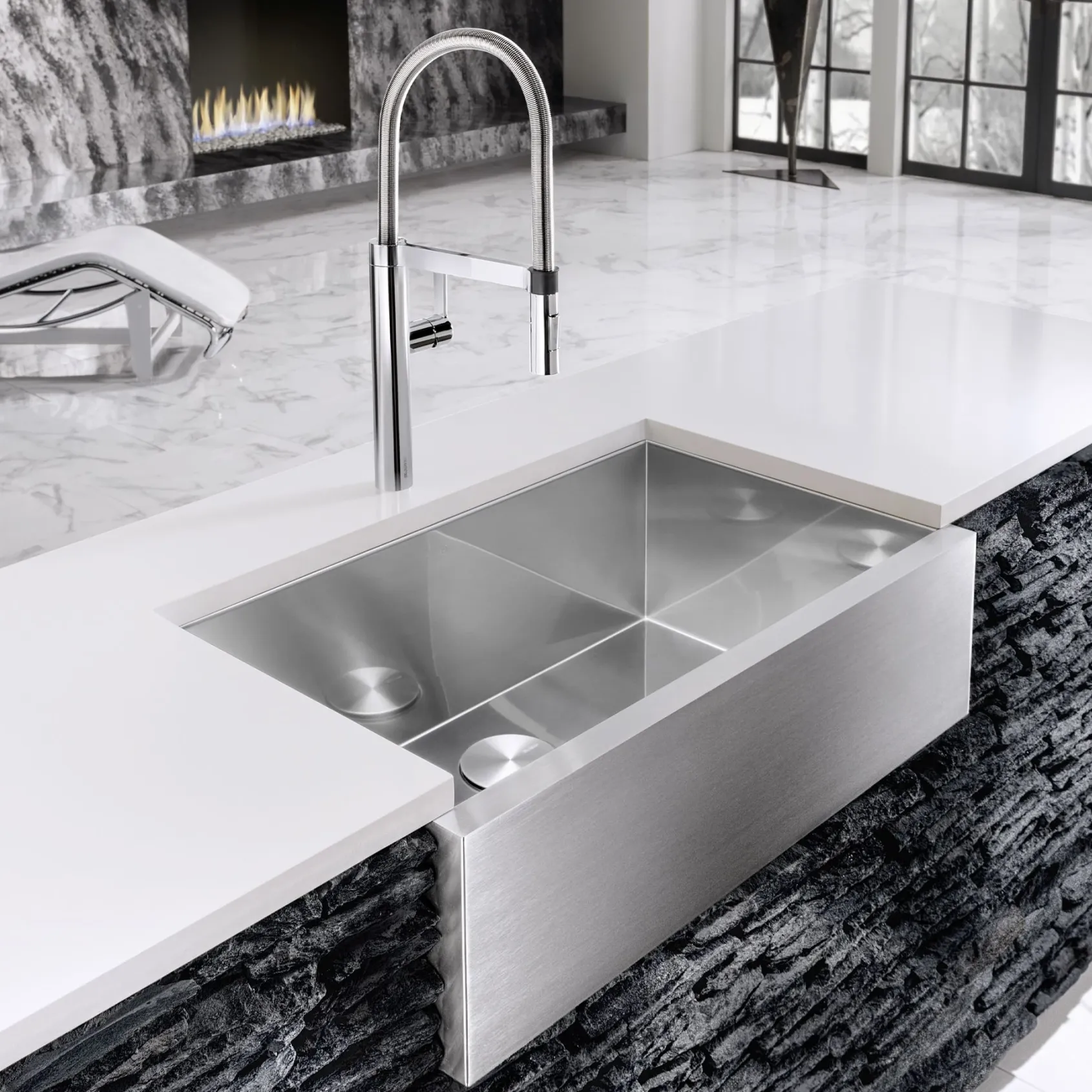 Blanco Precision 32" Undermount Stainless Steel Kitchen Sink, 18 Gauge, 513439