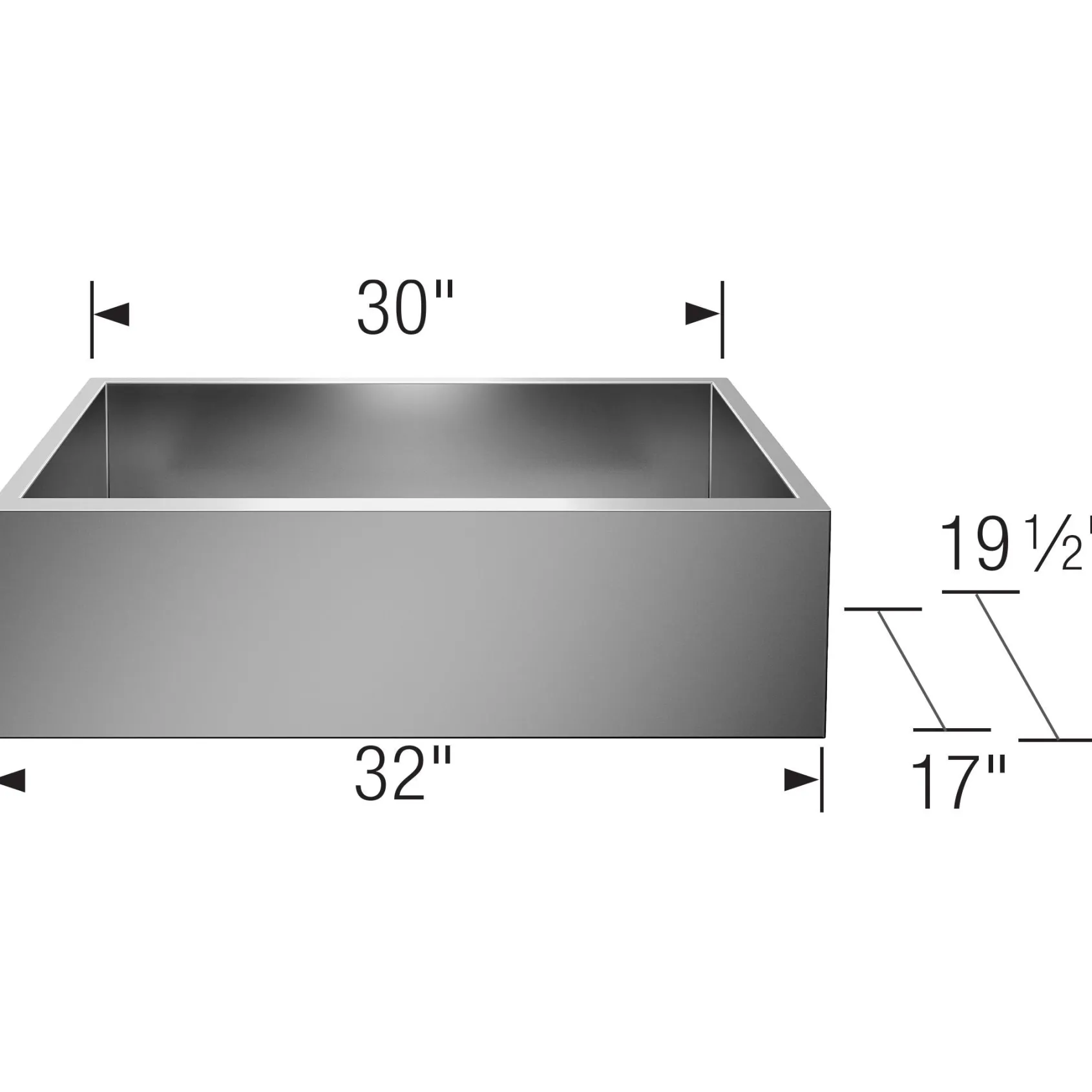Blanco Precision 32" Undermount Stainless Steel Kitchen Sink, 18 Gauge, 513439
