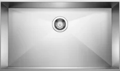 Blanco Precision 32" Undermount Stainless Steel Kitchen Sink, 18 Gauge, Satin Polish, 515820