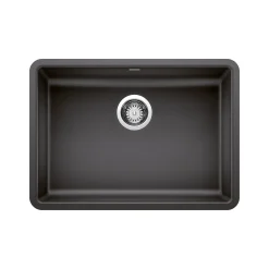 Blanco Precis 25" Undermount Granite Composite ADA Kitchen Sink, Silgranit, Anthracite, 442543
