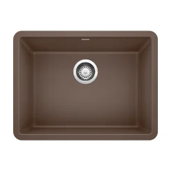 Blanco Precis 23" Undermount Granite Composite Kitchen Sink, Silgranit, Cafe, 522418