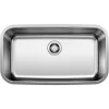 Blanco Stellar 32" Undermount Stainless Steel Kitchen Sink, 18 Gauge, Brushed Finish, 442576