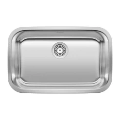Blanco Stellar 28" Undermount Stainless Steel ADA Kitchen Sink, 18 Gauge, Brushed Finish, 441529