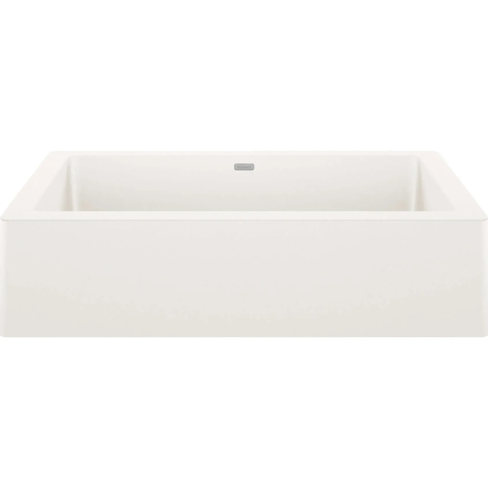 Blanco Vintera 30" Granite Composite Workstation Farmhouse Sink, Silgranit, White, 526541