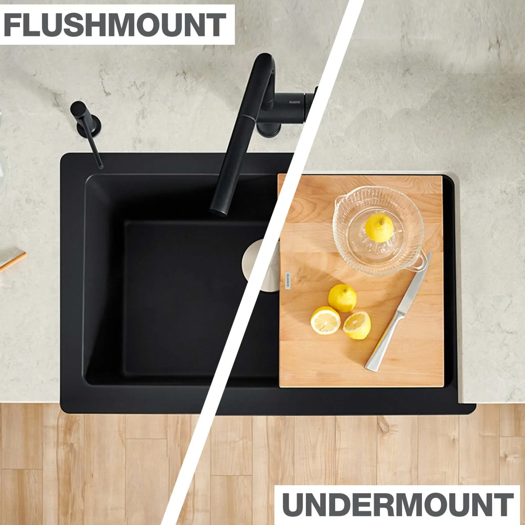 Blanco Vintera 30" Granite Composite Workstation Farmhouse Sink, Silgranit, Truffle, 526544