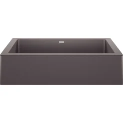 Blanco Vintera 30" Granite Composite Workstation Farmhouse Sink, Silgranit, Cinder, 526539