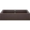 Blanco Vintera 33" Granite Composite Workstation Farmhouse Sink, Silgranit, 50/50 Double Bowl, Cafe, 526552