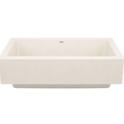 Blanco Vintera 30" Silgranit Farmhouse Sink, Soft White, No Faucet Hole, 527408